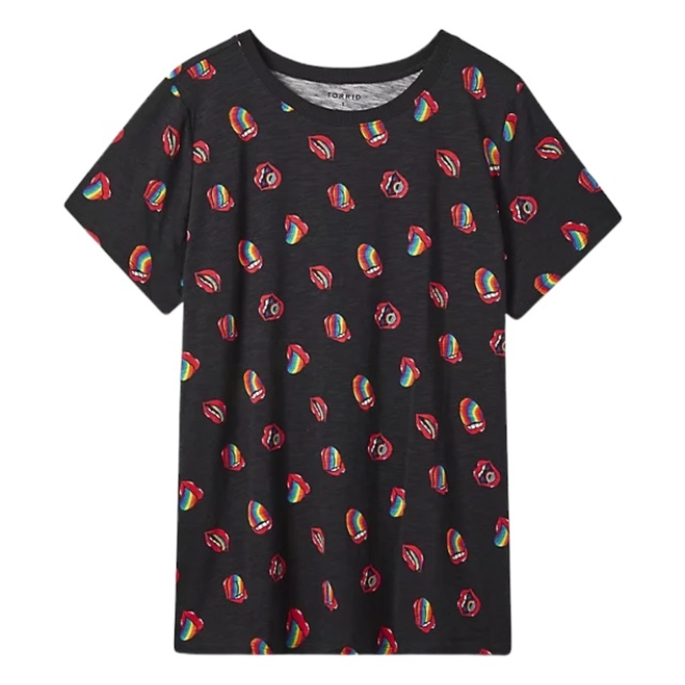 Torrid pride super soft vintage crewneck t-shirt